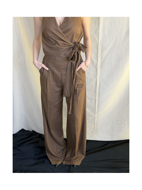 PANTALONI MISTO LINO EUFORIA