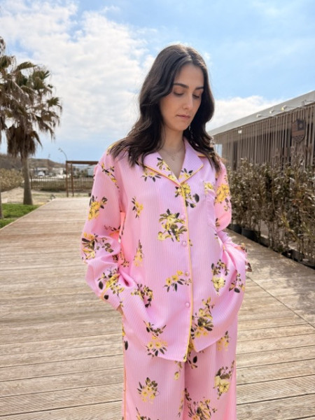 CAMICIA PIGIAMA FIORI LUMINA