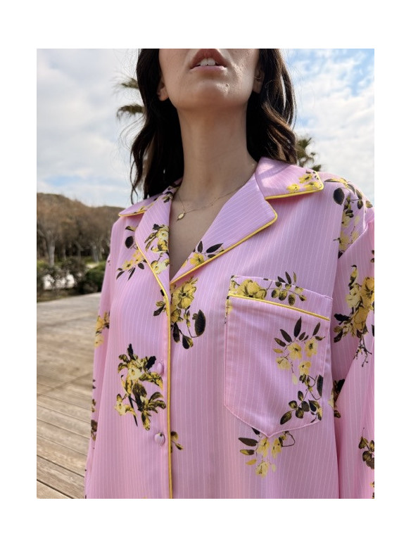 CAMICIA PIGIAMA FIORI LUMINA