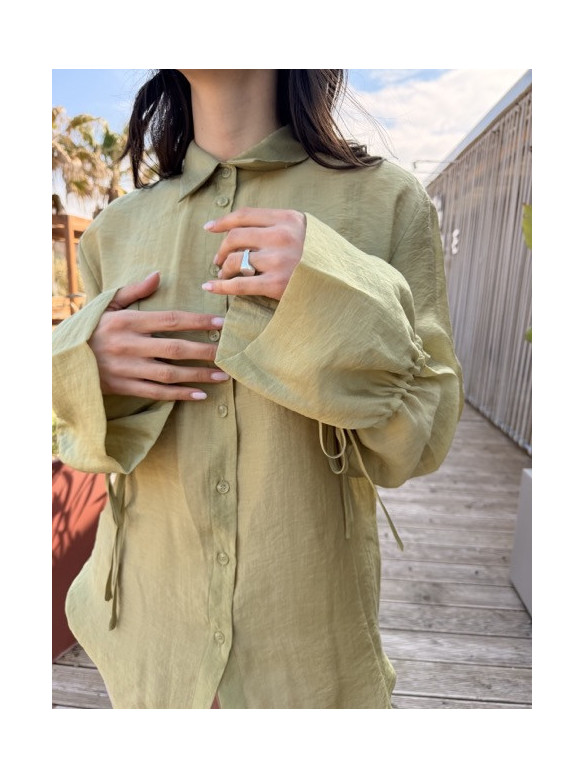 CAMICIA MANICA FIOCCO LUMINA