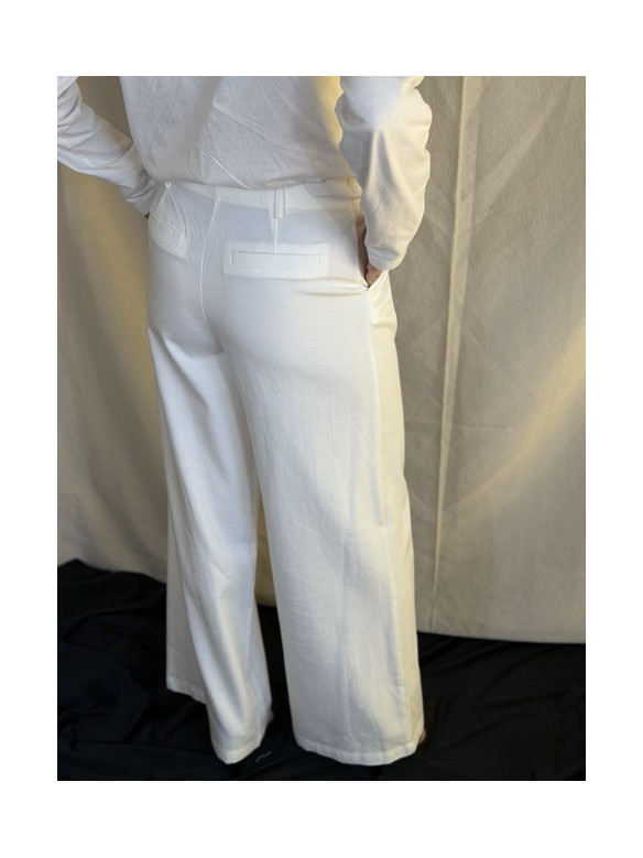 PANTALONE GAMBA LARGA COTONE LUMINA