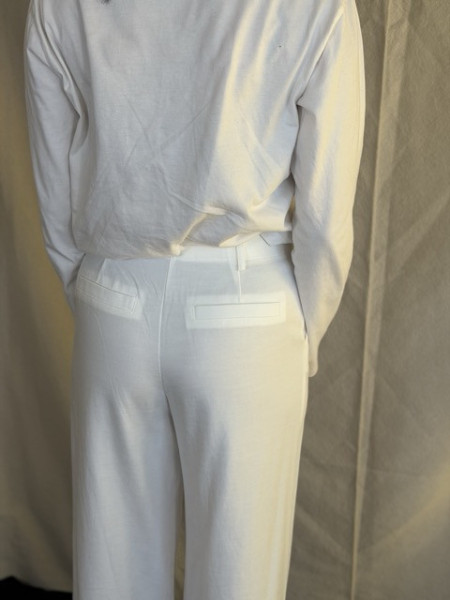 PANTALONE GAMBA LARGA COTONE LUMINA