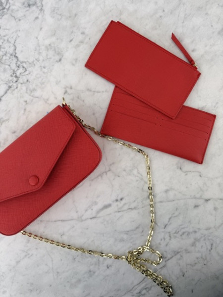 BORSA POCHETTE BUSTINA BOTTONE 
