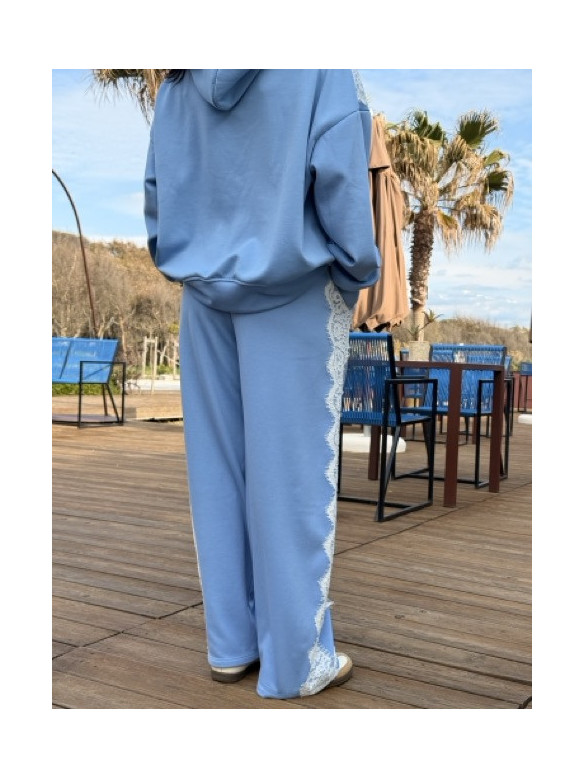 PANTALONI TUTA JOGGER PIZZO LUMINA