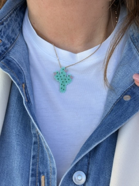 COLLANA CACTUS 3 FILI