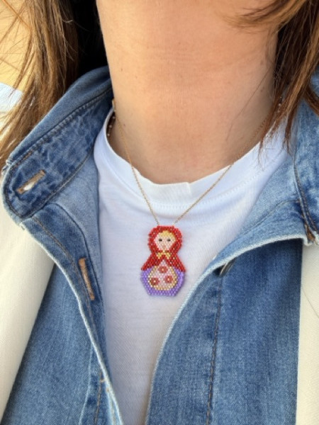 COLLANA MATRIOSKA 3 FILI