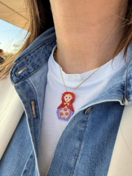 COLLANA MATRIOSKA 3 FILI