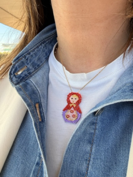 COLLANA MATRIOSKA 3 FILI