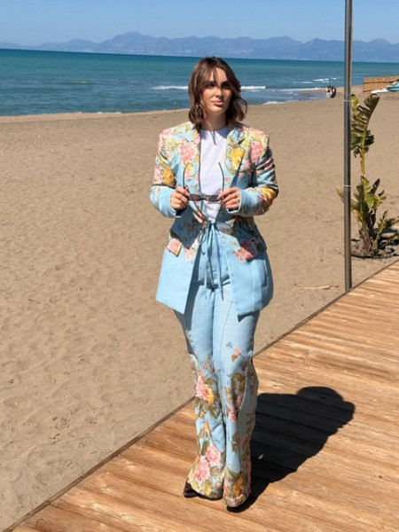 PANTALONI FIORI LUMINA