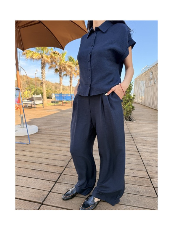 PANTALONI CON PIEGHE EUFORIA