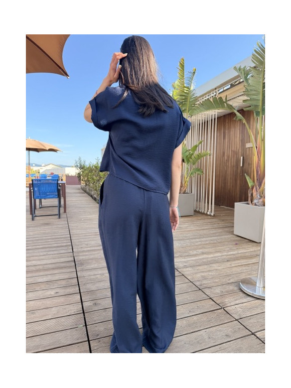 PANTALONI CON PIEGHE EUFORIA