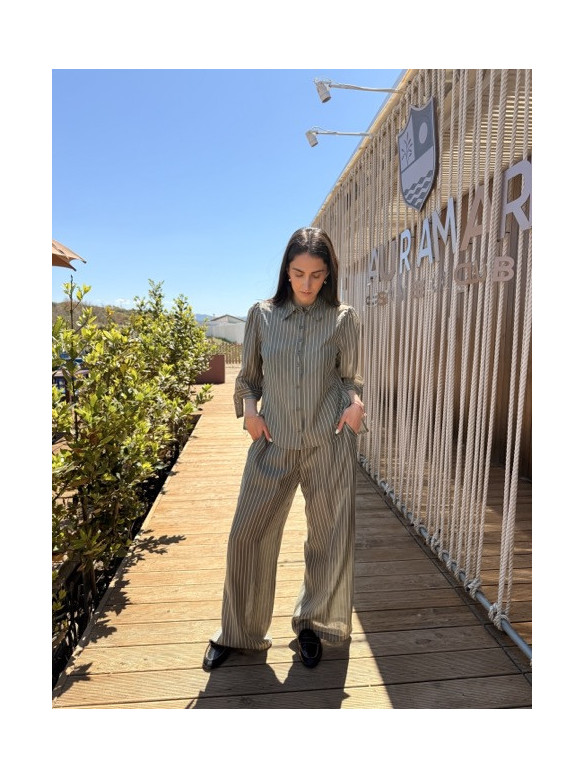 PANTALONI RIGATO EUFORIA