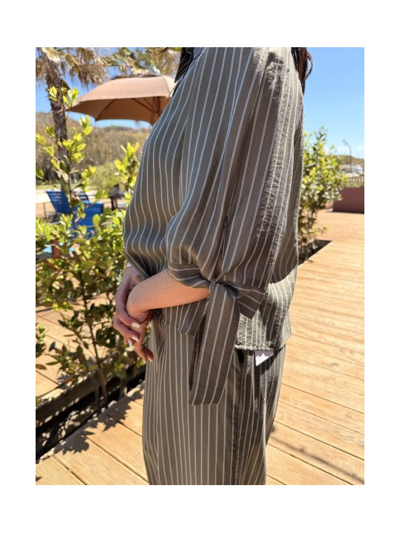 PANTALONI RIGATO EUFORIA