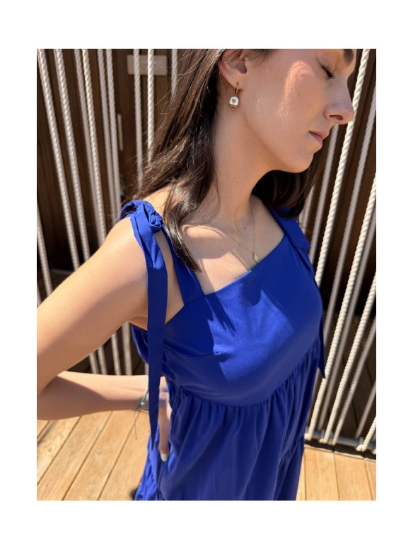 VESTITO BRETELLE FIOCCO EUFORIA