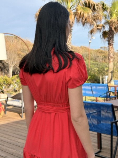 ABITO MANICHE PALLONCINO LUNGO KAJAL