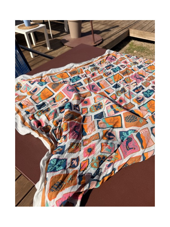 FOULARD CARTOLINE LES BELLES VAGABONDES