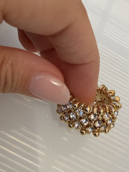 ANELLO ELASTICO ZIRCONI VALIOSO