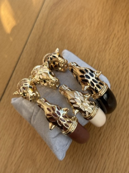 BRACCIALE RIGIDO PANTERA VALIOSO
