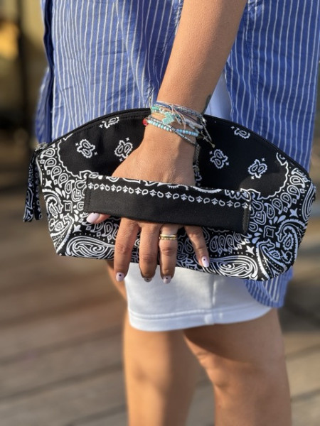 BORSA POCHETTE IMBANDITA