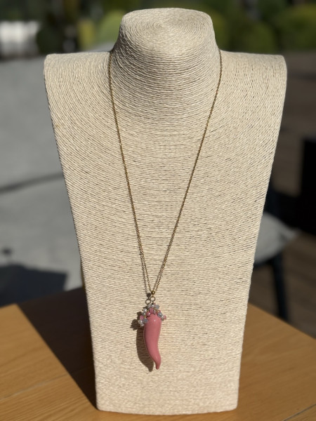 COLLANA CORNO CERAMICA CONFUORTO
