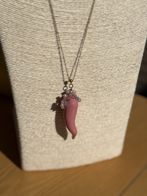 COLLANA CORNO CERAMICA CONFUORTO