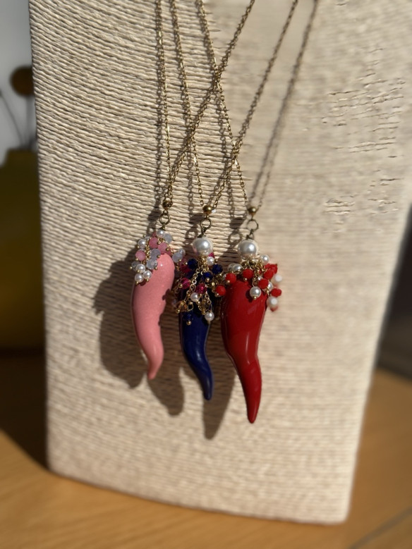 COLLANA CORNO CERAMICA CONFUORTO