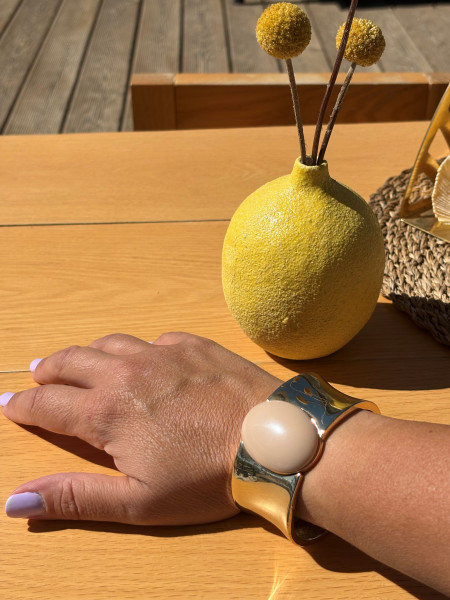 BRACCIALE RIGIDO PIETRA VALIOSO