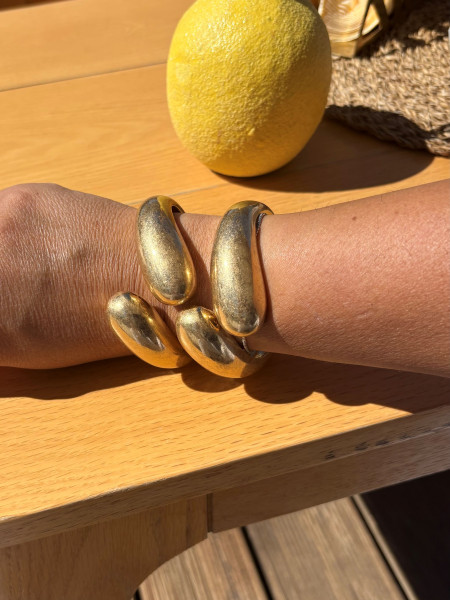 BRACCIALE RIGIDO DOPPIA GOCCIA VALIOSO