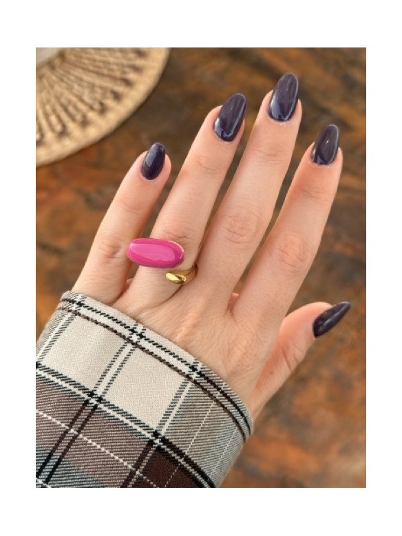 ANELLO ELLISSE SMALTATO VALIOSO
