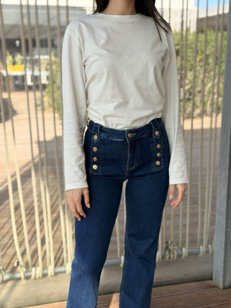 JEANS BOTTONI ORO VUELLES