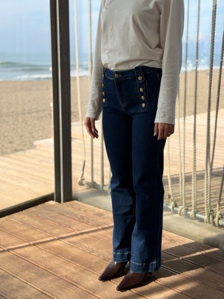 JEANS BOTTONI ORO VUELLES