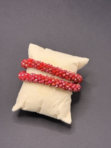 BRACCIALE ELASTICO CRISTALLI COLORATO VALIOSO