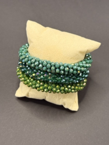 BRACCIALE ELASTICO CRISTALLI COLORATO VALIOSO