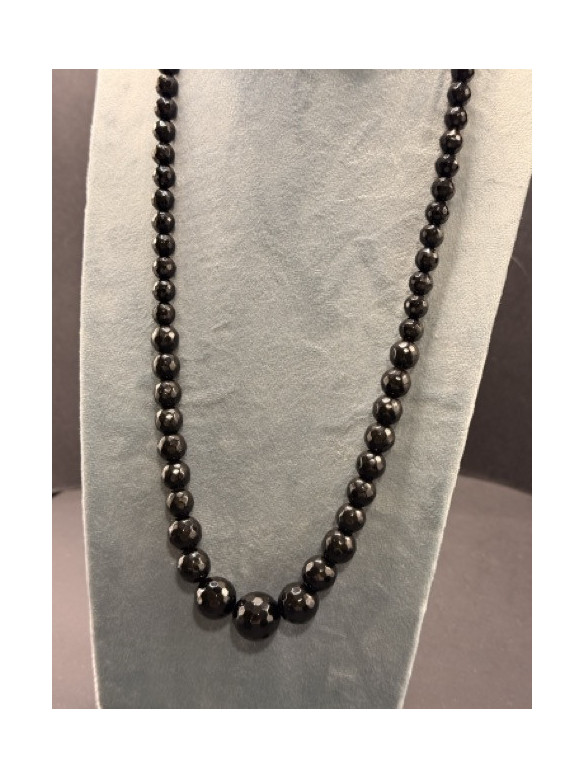COLLANA PIETRA CRESCENTE NERA CONFUORTO