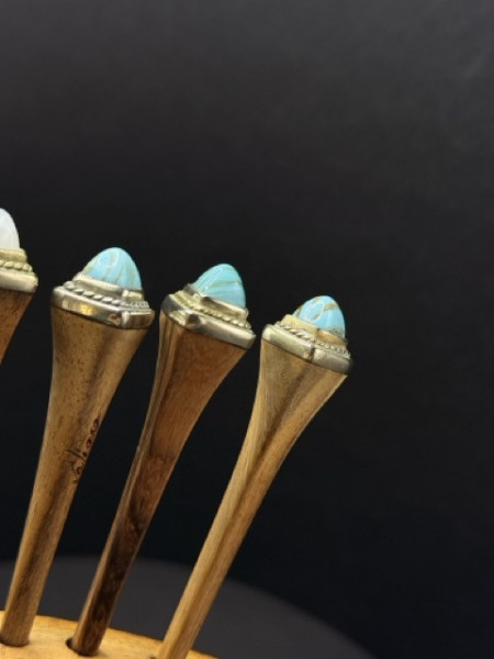 BASTONCINI CAPELLI MINI PIETRA 