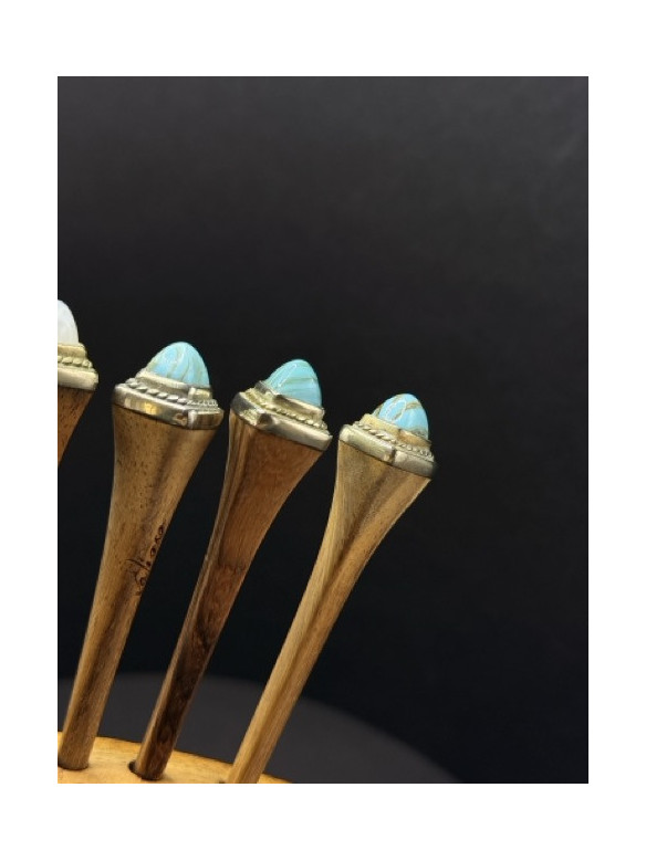 BASTONCINI CAPELLI MINI PIETRA 