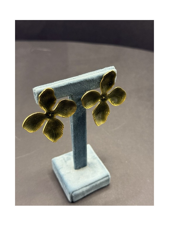 ORECCHINI FIORE SMALTATO VALIOSO