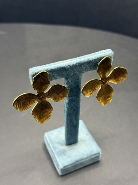 ORECCHINI FIORE SMALTATO VALIOSO