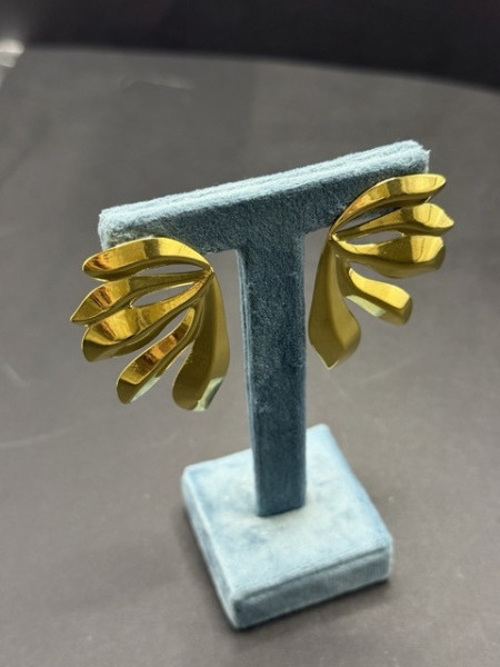 ORECCHINI ORO FOGLIA VALIOSO