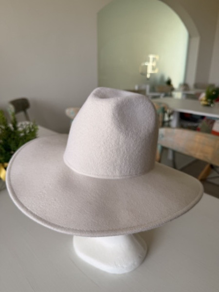 CAPPELLO FELTRO INDACO