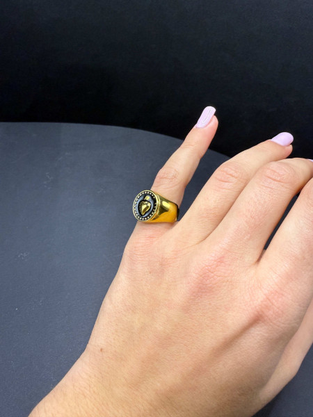 ANELLO CHEVALIER SMALTATO VALIOSO